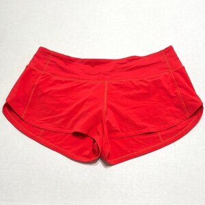 lululemon athletica Red Athletic Running Shorts